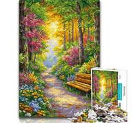 Puzzle per adulti 1000 puzzle di giardini fioriti per adolescenti, ideali come regali per tutta la famiglia dai 14 anni in su (dimensioni 38x26cm)