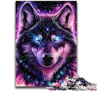 Puzzle per adulti 1000 puzzle di lupi indiani, giochi educativi, decorazione per la casa, adatti per la decorazione del desktop (50x75cm)