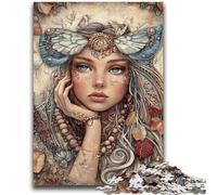 Puzzle per adulti 1000 puzzle di principesse indiane per adulti, giocattoli educativi per l'apprendimento, giochi per famiglie, regali e compleanni unici (75x50cm)