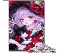 Puzzle per adulti 1000 puzzle di ragazze anime perfetti per adolescenti, per rafforzare i legami familiari, rompicapo e regalo fai da te per la casa 50X75CM