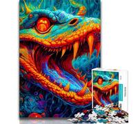 Puzzle per adulti 1000 puzzle di serpenti per adolescenti, giocattoli da gioco, ogni pezzo è unico - gioco divertente e stimolante per tutta la famiglia (dimensioni 75x50cm)