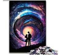 Puzzle per adulti 1000 puzzle di storie d'amore cosmiche per adulti dimensioni 50x75cm rompicapo impegnativo per adolescenti, divertente serata di giochi in famiglia
