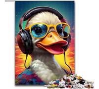 Puzzle per adulti 1000 puzzle difficili a forma di paperella artistica per adulti, rompicapo fai da te stimolante per adolescenti (dimensioni 38x26cm)