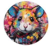 Puzzle per adulti 1000 puzzle difficili con graffiti di ricci per adulti, decorazioni artistiche, giocattolo di intelligenza per giochi al chiuso in famiglia 67,5x67,5 cm