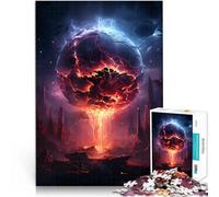 Puzzle per adulti 1000 puzzle Distruzione della Terra Fatto di legno,Adatto a partire dai 14 anni Gioco intellettuale perché è ideale come regalo per tutta la famiglia。misurare:50x75cm