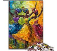 Puzzle per adulti 1000 puzzle donna africana, giocattoli educativi ideali come regalo per tutta la famiglia dai 14 anni in su (dimensioni 50x75cm)
