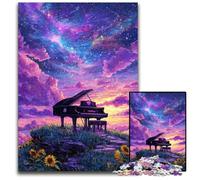 Puzzle per adulti 1000 puzzle Dream Piano Puzzle in legno Giochi educativi, migliora l'amore tra coppie dai 14 anni in su 50X75cm