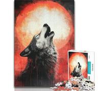 Puzzle per adulti 1000 puzzle fantasy di lupi gioco stimolante ideale come regalo per tutta la famiglia 75x50cm