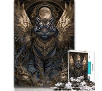 Puzzle per adulti 1000 puzzle fantasy di tigri per adolescenti, ideali come regali per tutta la famiglia dai 14 anni in su (dimensioni 75x50cm)