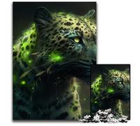 Puzzle per adulti 1000 puzzle fantasy leopardo per adulti perfetti per adolescenti, per rafforzare i legami familiari, rompicapo e regalo fai da te per la casa 50x75CM/19,68x29,52 pollici