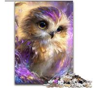 Puzzle per adulti 1000 puzzle Fantasy Owl, per bambini dai 14 anni in su, gioco educativo, sfida, giocattolo, regalo per compleanni, 50x75cm