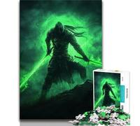 Puzzle per adulti 1000 puzzle fantasy samurai ninja per adolescenti, giochi divertenti per famiglie, ideali come regalo per tutta la famiglia (dimensioni 38x26cm)