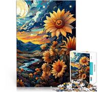 Puzzle per adulti 1000 puzzle “fiore d'arte” Fatto di legno,da 14 anni in su Difficile da completare ma divertente e umoristico perché è ideale come regalo per tutta la famiglia。misurare:50x75cm