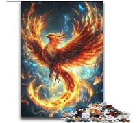 Puzzle per adulti 1000 puzzle Flame Phoenix, antistress Staycation Kill Time Enhance Love between Couples 38 x 52 cm