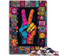 Puzzle per adulti 1000 puzzle Gesto Sì, gioco per famiglie antistress sfida difficile rafforza l'amore tra coppie 50X75CM