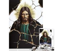 Puzzle per adulti 1000 puzzle Gesù Cristo dipinto giocattolo educativo regalo per compleanni giochi educativi allena il tuo cervello e le tue mani dimensioni 38x26cm
