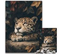 Puzzle per adulti 1000 puzzle Giungla Selvaggia Pantera Nera Puzzle in legno Gioco stimolante Giocattoli, Compleanno unico e regali per età 14 anni in su 50X75CM