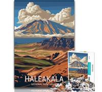 Puzzle per adulti 1000 puzzle Haleakala National Park Poster, gioco stimolante e gioco educativo per famiglie per compleanno, Natale (75x50cm)