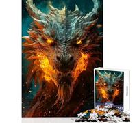 Puzzle per adulti 1000 puzzle Inferno Drake Decorazione per la casa Giocattoli Regali di compleanno Giochi educativi Allena il tuo cervello e le tue mani dimensioni 50x75cm