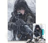 Puzzle per adulti 1000 puzzle Inverno Cecchino Vigilanza Gioco pratico Per divertimento in famiglia Migliora l'amore tra le coppie 38x52cm