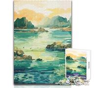 Puzzle per adulti 1000 puzzle Isole tropicali Paradiso Bellissimo design Gioco Decorazione d'arte per la casa Regalo per compleanni Dimensioni 38x52cm