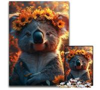 Puzzle per adulti 1000 puzzle Koala sorridente, giochi e giocattoli, regalo, migliora l'amore tra coppie per età 14+ 50X75CM