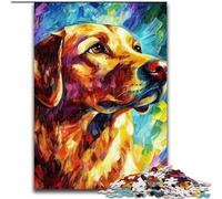 Puzzle per adulti 1000 puzzle labrador, antistress Staycation Kill Time Enhance Love between Couples 50X75CM