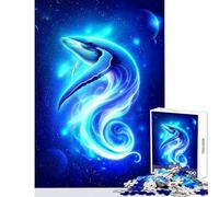 Puzzle per adulti 1000 puzzle Leviatano celeste Giocattolo educativo Regalo di compleanno Gioco impossibile con poster abbinato e foglio di quiz Dimensioni 50x75cm