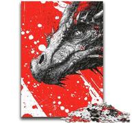 Puzzle per adulti 1000 puzzle per adulti con draghi misteriosi, giochi divertenti, ogni pezzo è unico - gioco divertente e stimolante per tutta la famiglia (38x26cm)