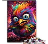 Puzzle per adulti 1000 puzzle psichedelici a forma di pulcino per adulti, dimensioni 26x38cm, ideali per gli innamorati, perfetti come regalo di Natale, Capodanno e San Valentino.