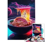 Puzzle per adulti 1000 puzzle Ramen Giappone Cibo Difficile e sfida Corsa di velocità manuale Giocattolo Decorazione da parete per e 14 anni e oltre (50x75cm)