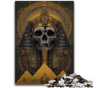 Puzzle per adulti 1000 puzzle scheletro egizio aiuta il cervello a esercitare giocattoli avvincenti per coltivare la pazienza decorazione perfetta 50x75cm