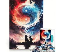 Puzzle per adulti 1000 puzzle Sognando Yin e Yang, gioco interattivo, gara di velocità manuale, compleanno e Natale 50x75cm