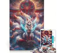 Puzzle per adulti 1000 puzzle Spirito della Volpe a Nove Code giochi divertenti allena la mente e le mani rafforza l'amore tra le coppie 38x26cm