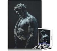Puzzle per adulti 1000 puzzle Statua di Ercole stoico Bellissimo design Gioco Decorazione d'arte per la casa Regalo per compleanni Dimensioni 50x75cm