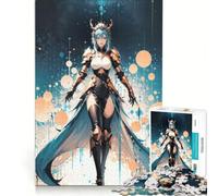 Puzzle per adulti 1000 puzzle stile anime Imperatrice spaziale, gioco interattivo, per divertimento in famiglia, per rafforzare l'amore tra le coppie 38x52cm