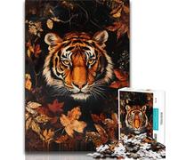 Puzzle per adulti 1000 puzzle Tigre nella giungla, tempo libero per ammazzare il tempo in casa, ideale come regalo per tutta la famiglia dai 14 anni in su, 38x26cm