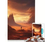 Puzzle per adulti 1000 puzzle Tramonto sulla sabbia giochi divertenti allena la mente e le mani rafforza l'amore tra le coppie 38x52cm