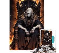 Puzzle per adulti 1000 Puzzle Trono d'ossa - Il regno del Re della Morte Giochi rilassanti Sfida di intelligenza Giocattoli avvincenti Regalo divertente Sfida difficile (dimensioni 38x52cm)