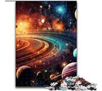 Puzzle per adulti 1000 puzzle universo colorato in cartone, gioco interattivo per famiglie, adatto dai 14 anni in su, 1000 pezzi(26x38cm)
