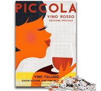 Puzzle per adulti 1000 puzzle vintage dell'Italia, gioco stimolante, ideale come regalo per tutta la famiglia (50x75cm)