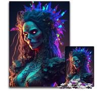 Puzzle per adulti 1000 puzzle Zombie Queen per adulti Ideale per adolescenti e collezionisti Regalo da viaggio Attività per famiglie 1000 pezzi (38x26 cm)