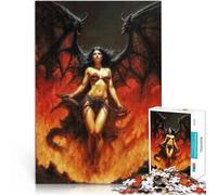 puzzle per adulti 1000 “Risurrezione di Lilith” Fatto di carta,da 14 anni in su sfida educativa Attività divertenti da fare a casa, regali di compleanno, regali di viaggio。misurare:26x38cm