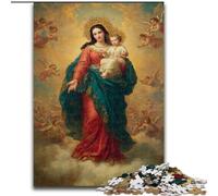 Puzzle per adulti 1000 Ritratto di Maria Madre, adatti a persone dai 14 anni in su, giochi educativi, regali di Babbo Natale segreto (dimensioni 50x75cm)