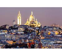 Puzzle per Adulti 1000 Sacro Cuore sotto Il Cielo Notturno 75 * 50Cm