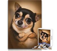 Puzzle per adulti 1000 sguardi impertinenti ideali per momenti di relax tranquilli taglio uniforme pulito giocattolo per il tempo libero dimensioni 50x75cm