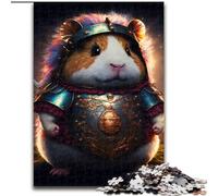 Puzzle per adulti 1000 simpatici porcellini d'india guerrieri in legno,per adolescenti dai 14 anni in su,decorazioni per la casa 50x75cm,decorazioni artistiche fai da te,regalo di compleanno perfetto