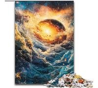 Puzzle per adulti 1000 Sistema Solare in legno, giocattoli regalo educativi intellettuali decompressivi divertenti gioco per famiglie dimensioni 50X75CM per gioco interattivo per famiglie
