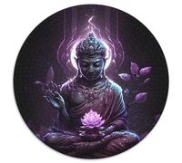 Puzzle per adulti 1000 statuette di Buddha in cartone, regalo perfetto per compleanni, Natale, Halloween, Ringraziamento, Pasqua (67,5x67,5cm)
