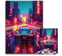 Puzzle per adulti 1000 strade cittadine colorate, rompicapo educativo per adulti, decorazioni artistiche per casa e ufficio, età 14+, 50x75CM/19,68x29,52 pollici